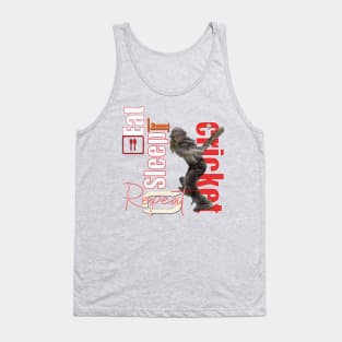 Eat sleep cricket repeat Tank Top